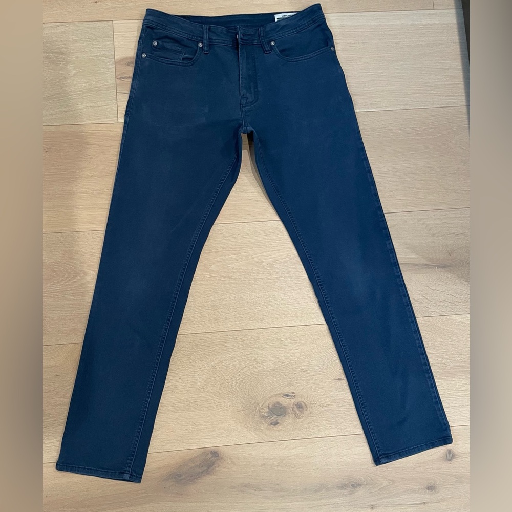 Buffalo David Bitton Navy Chino Pants